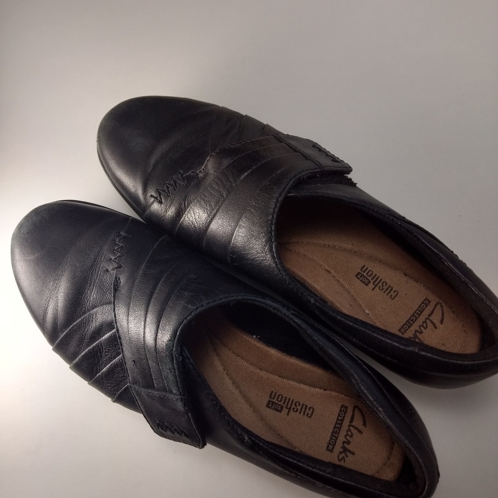 Clarks Soft Cushion sz5.5 m black s4